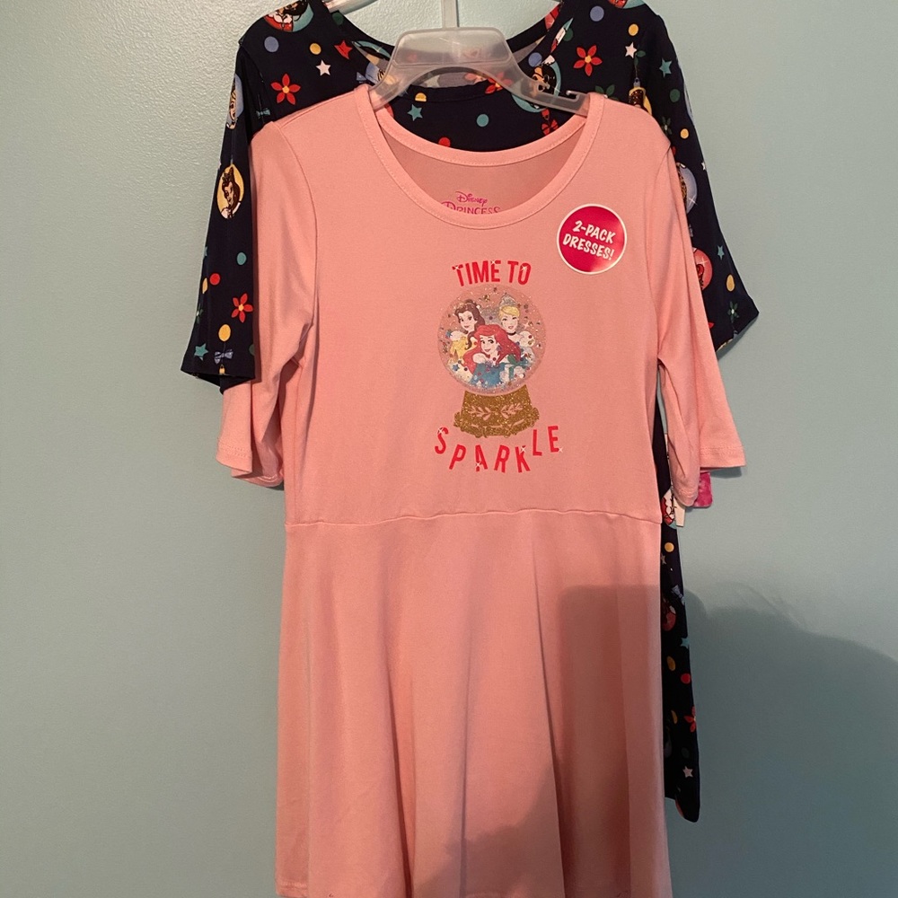 NWT girls disney princess Christmas dresses